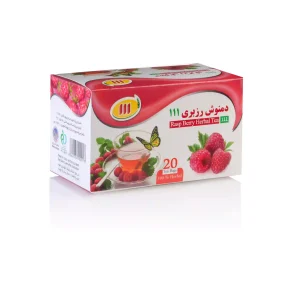خرید دمنوش رزبری صنایع غذایی111 تی بگ 20 عددی