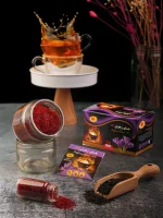 چای سیاه و زعفران صنایع غذایی111