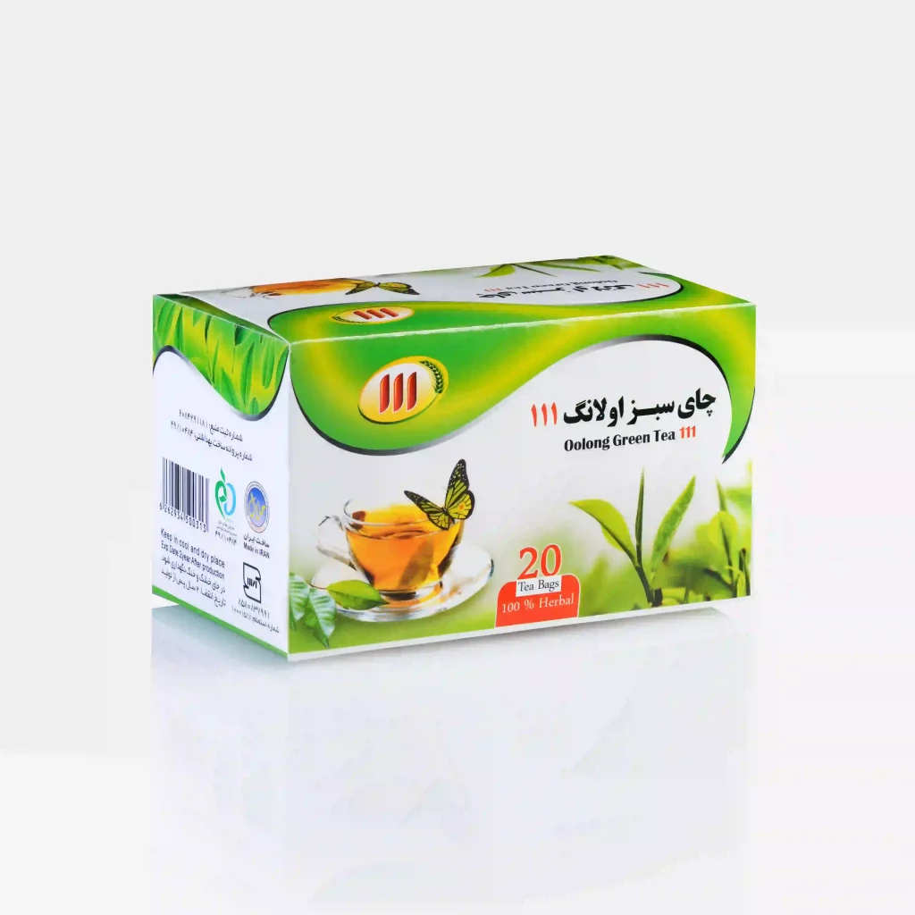 چای سبز تی بگ صنایع غذایی111