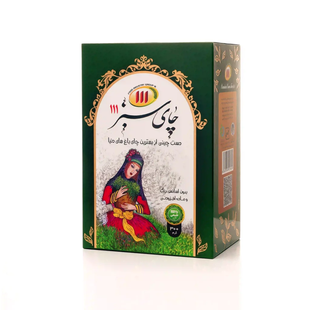 چای سبز 300 گرمی صنایع غذایی111